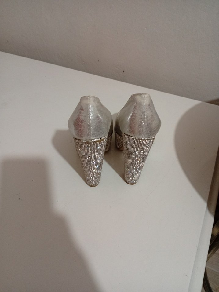 Platform Topuklu Abiye Ayakkabı - Görsel 4