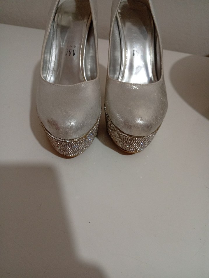 Platform Topuklu Abiye Ayakkabı - Görsel 2