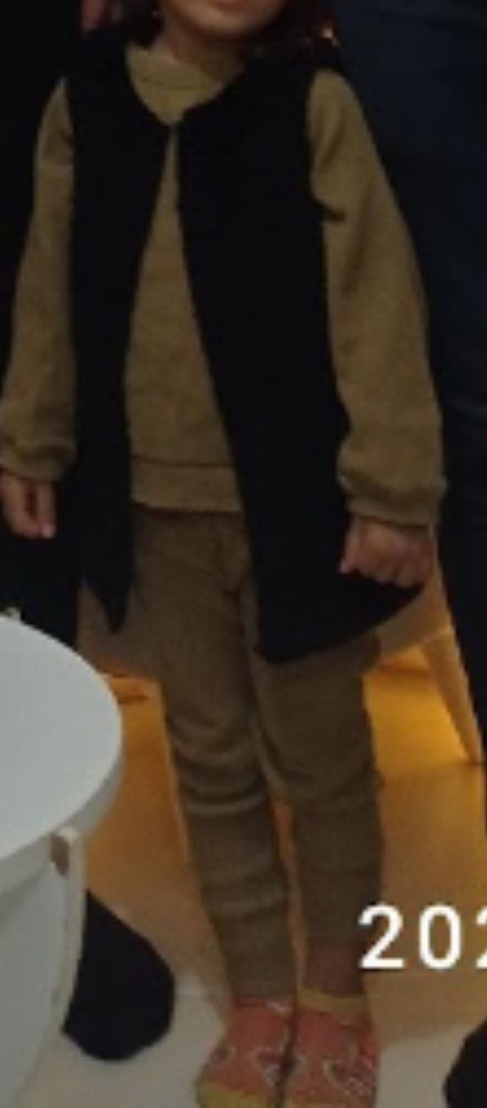 Bej Uzun Kollu Bebek Kız Takımı - Görsel 2