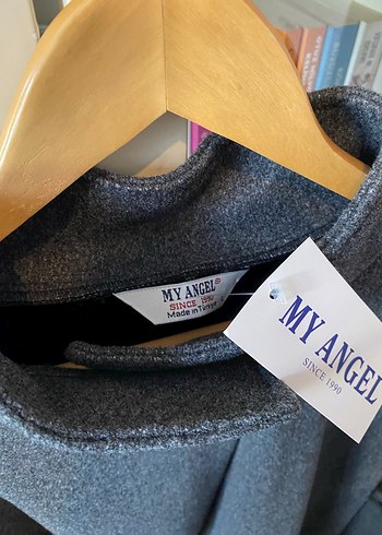 Düğmeli Gri Midi pantolon - Görsel 2