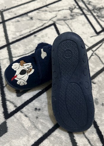 Erkek Çocuk Panduf Köpek Nakışlı - Görsel 2