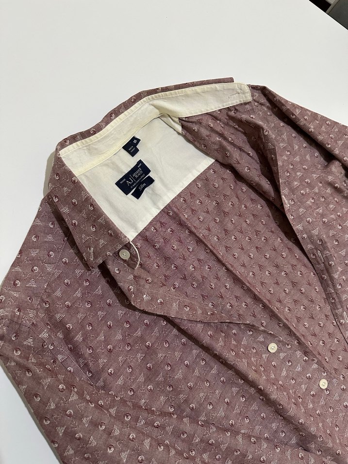 Bordo Uzun Kollu Erkek Gömlek - Görsel 2