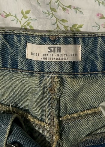 STRADIVARIUS Denim Şort - Görsel 3