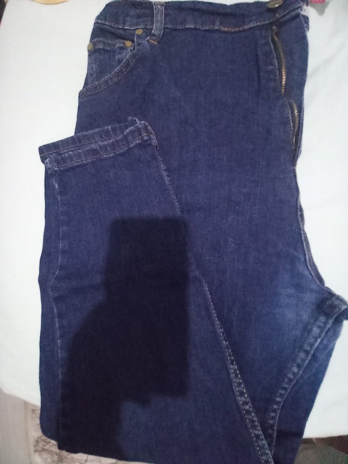 Kadın Mavi Denim Fermuarlı Dar Kesim Jean - Görsel 2