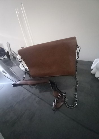 Siyah Deri Goth Tarzı Kadın Çanta - Görsel 3