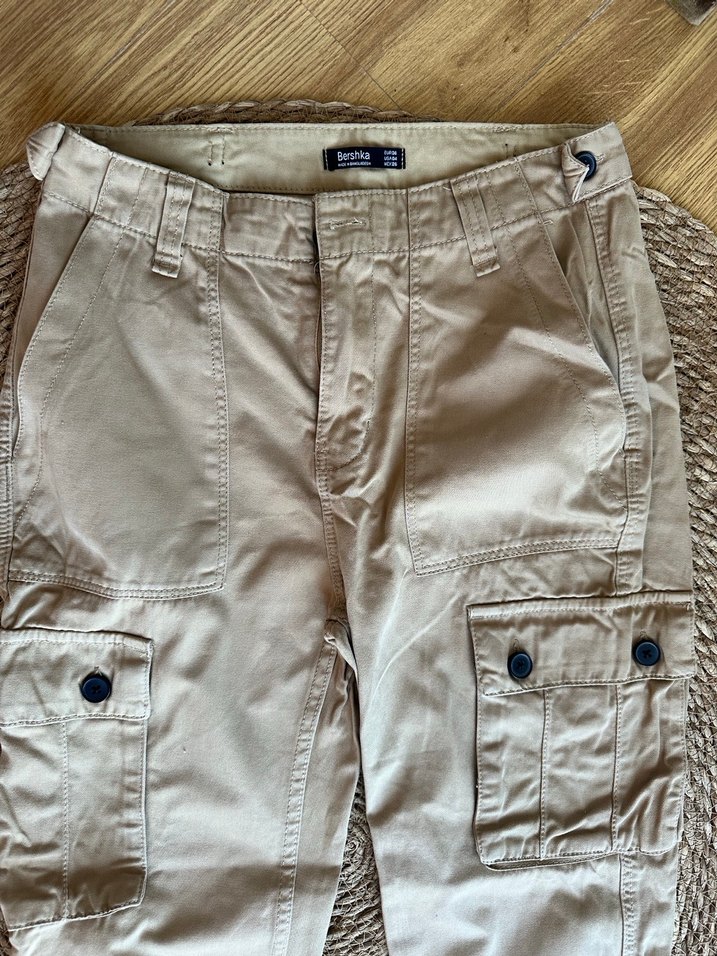 Camel Rengi Kadın kargoPantolon - Görsel 3