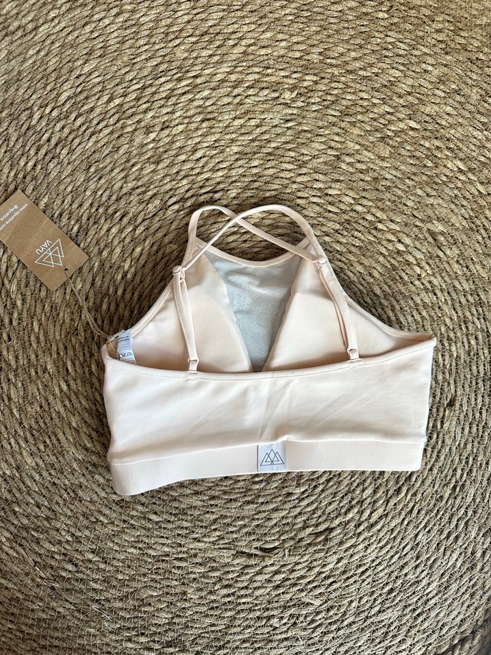 Krem rengi Mini Spor Sütyeni - Görsel 2