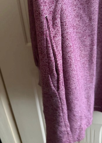 Mor Uzun Kollu Triko Kadın Kazak - Görsel 3