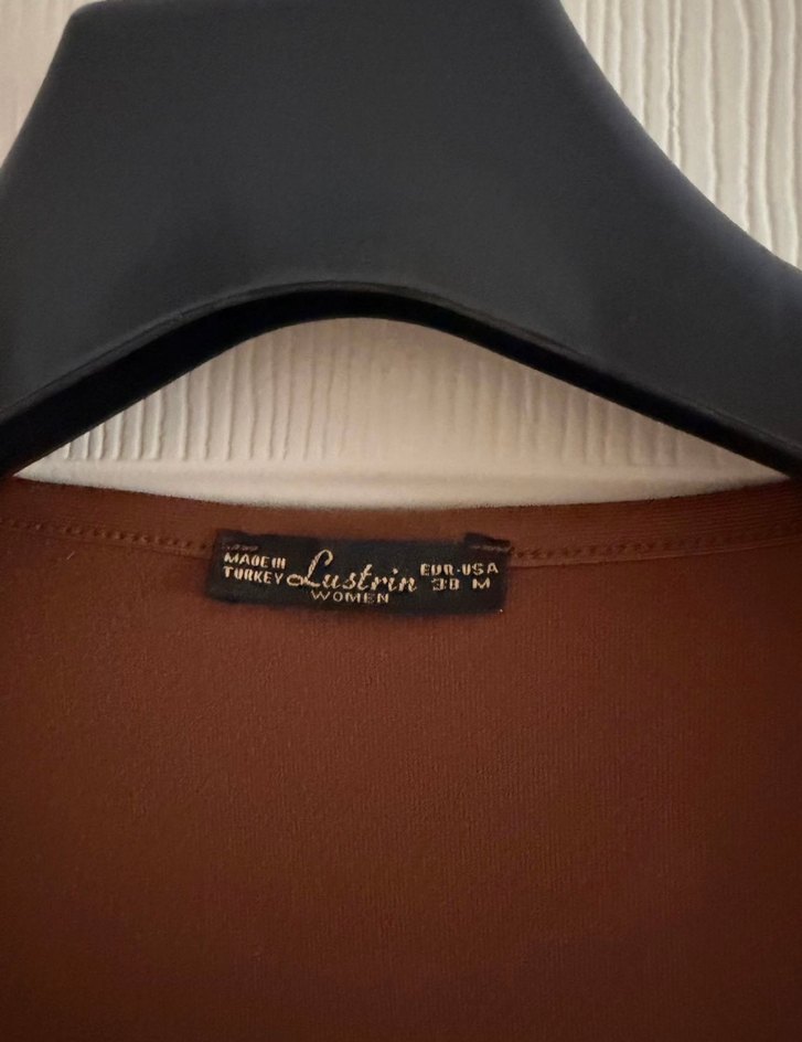 Saçaklı Kahverengi Bohem Yelek - Görsel 3