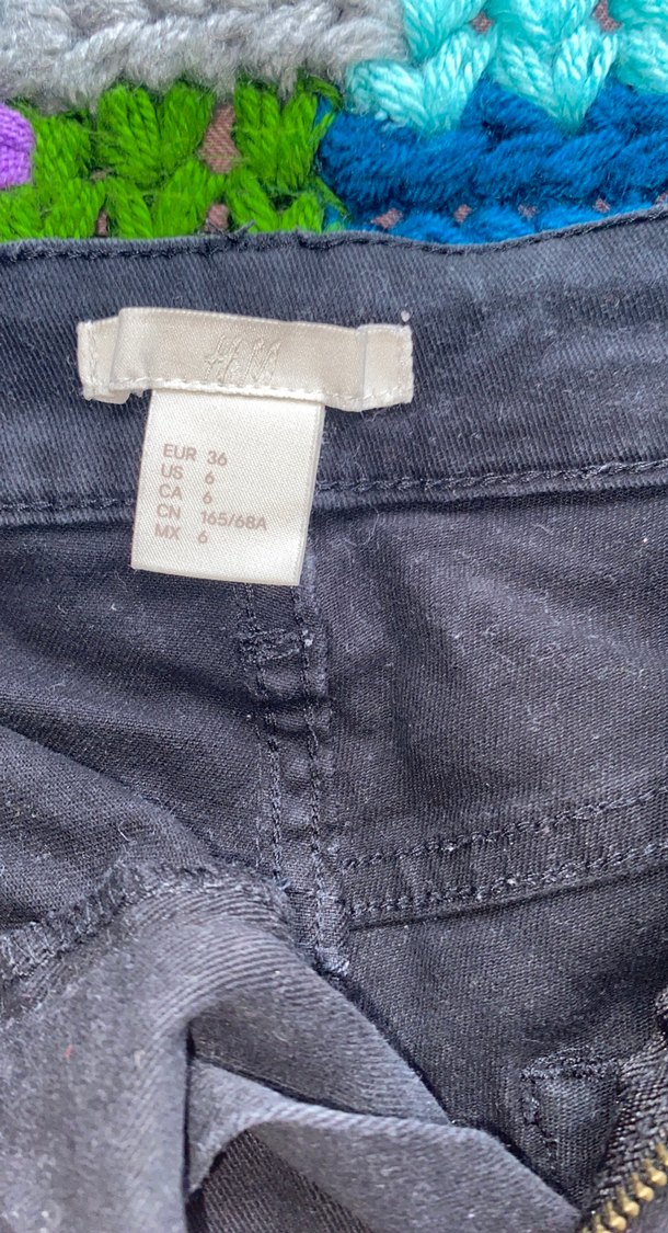 Kadın Siyah Mini Kot Şort - Görsel 2