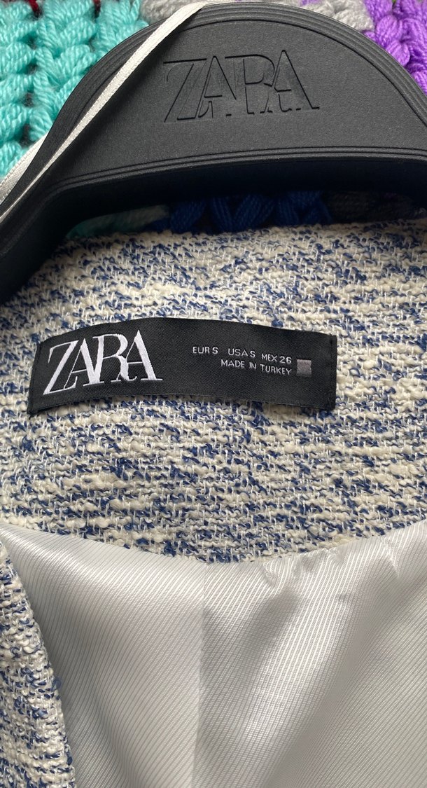 Kadın Gri Örgü Kısa Bohem Ceket - Görsel 3