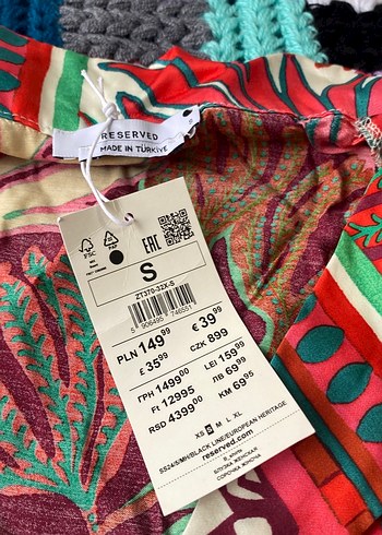 Renkli Bohem Desenli Uzun Gömlek - Görsel 2