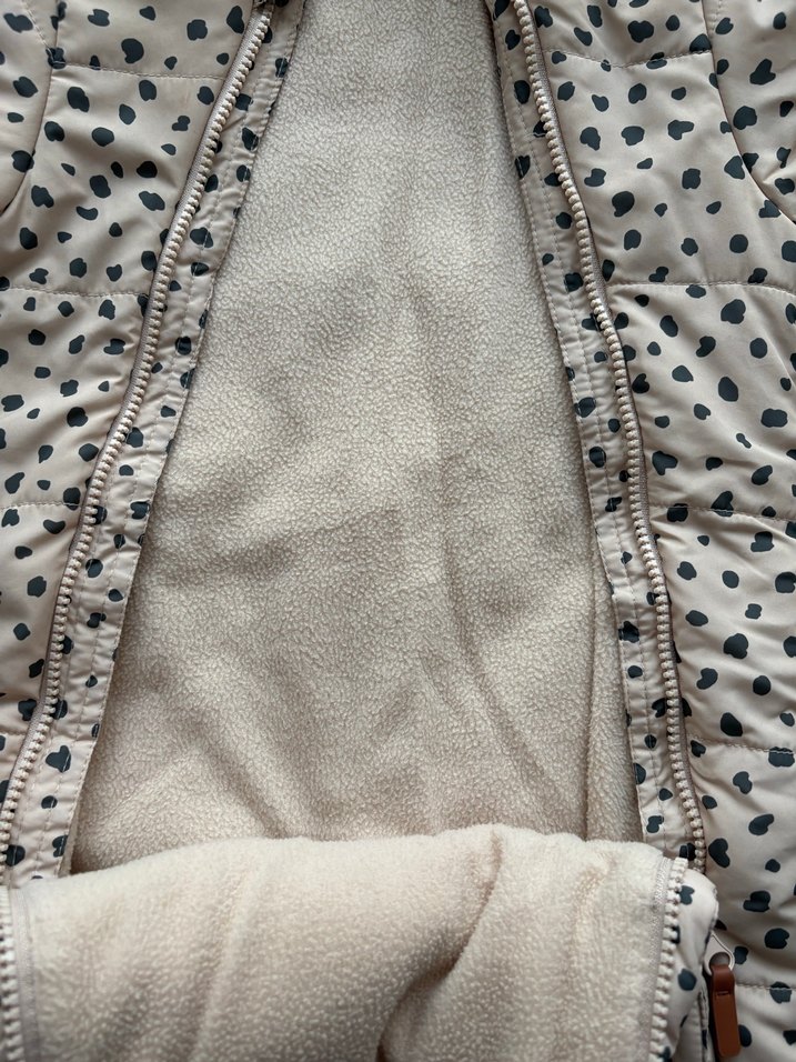 Kahverengi Leopar Desenli Kürklü Bebek Tulumu - Görsel 3