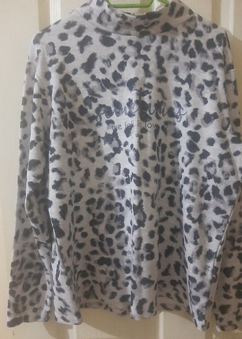 Düğmeli Gri Desenli Uzun Kollu Hamile Bluzu - Görsel 3