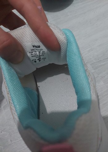 Beyaz Kız Çocuk Spor Ayakkabı Yılan Desenli - Görsel 5