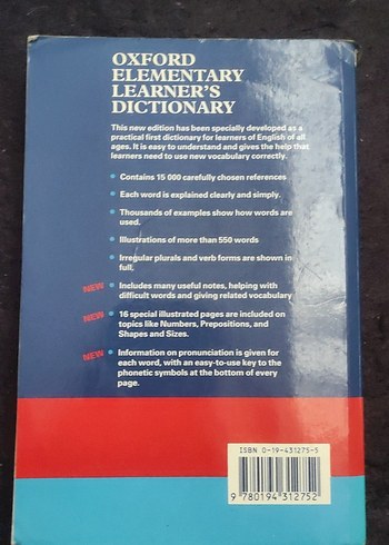 Oxford Elementary Learner's Sözlük - Görsel 2