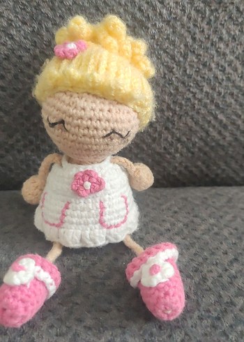 Pembe el örgüsü bebek - Görsel 2