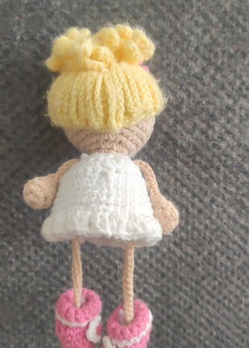 Pembe el örgüsü bebek - Görsel 3