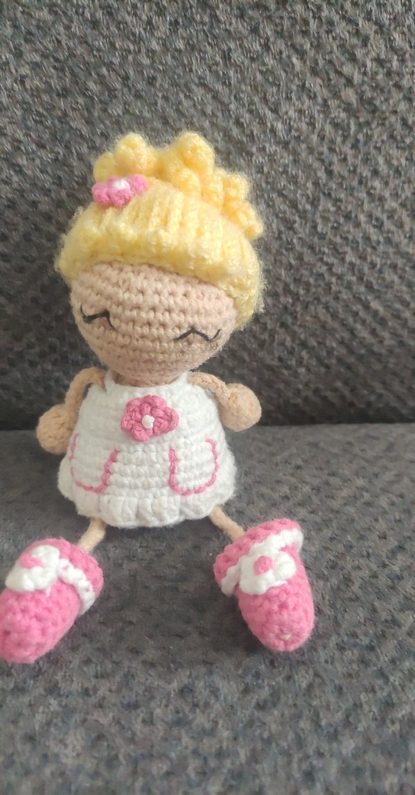 Pembe el örgüsü bebek - Görsel 2