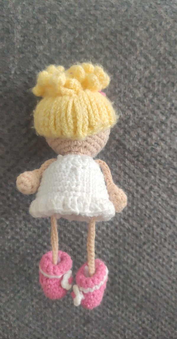 Pembe el örgüsü bebek - Görsel 3