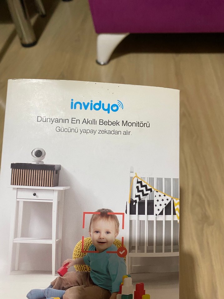 Invidyo Akıllı Bebek Monitörü Beyaz - Görsel 5