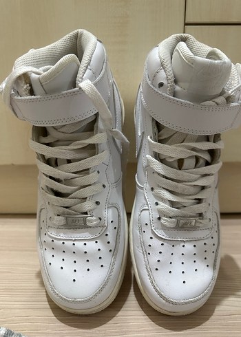 Nike Air Force Beyaz Yuksek Taban Yeni Gibi