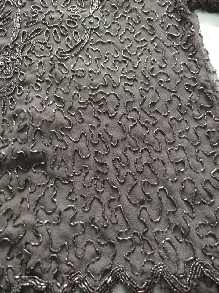 Dantel İşlemeli Siyah Mini Bluz - Görsel 2