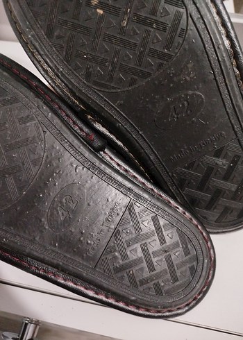 Erkek Siyah Tokalı Ev Terliği - Görsel 3