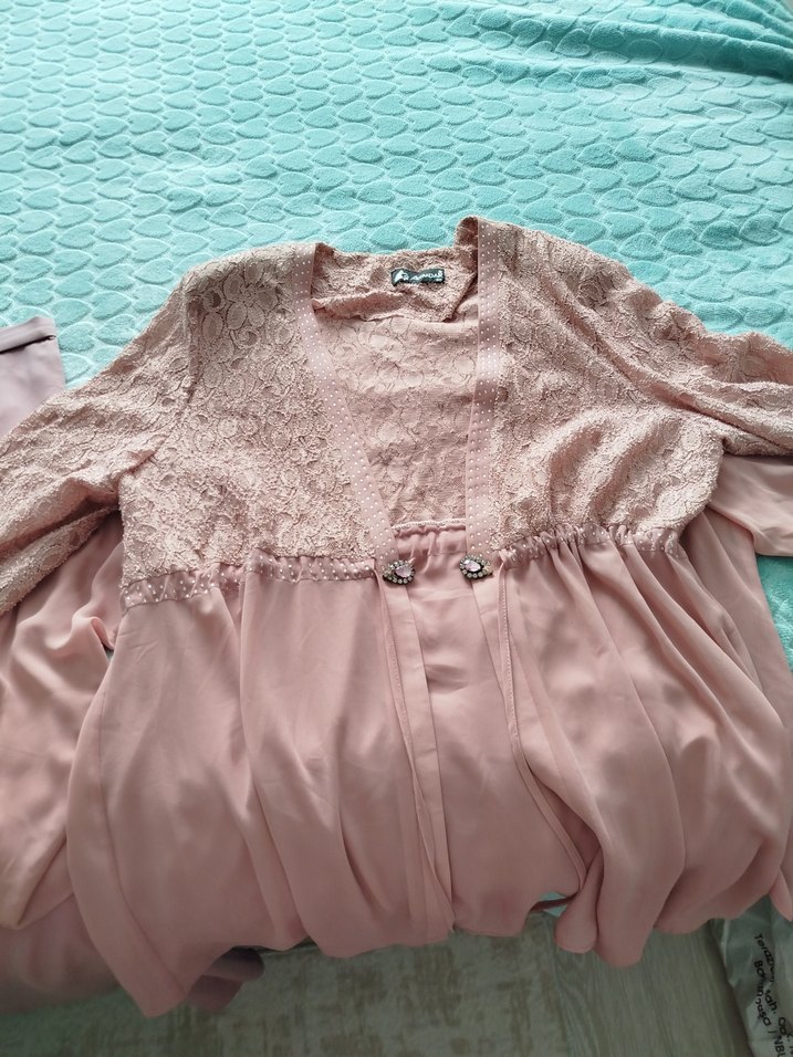 Pudra Pembe Uzun 3 lu takim - Görsel 4