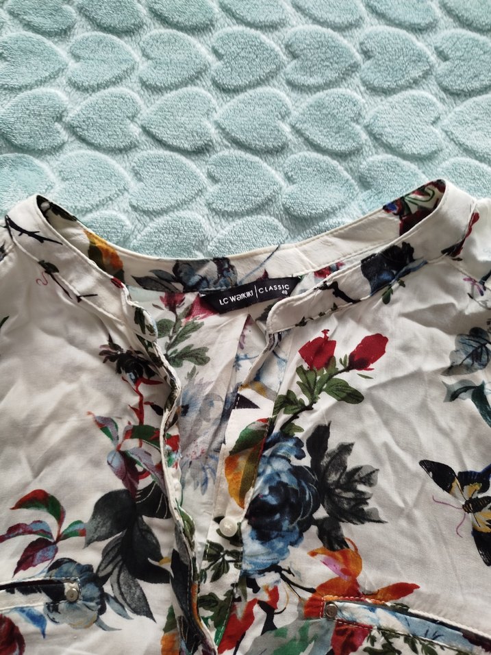 Çiçek Desenli Bohem tunik Bluz - Görsel 3