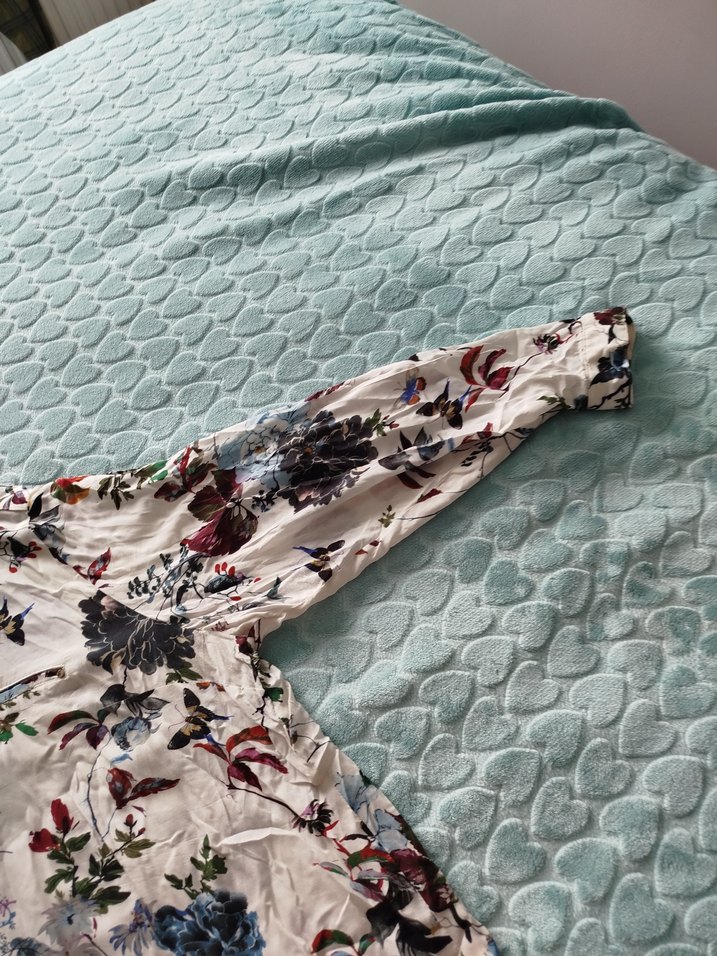 Çiçek Desenli Bohem tunik Bluz - Görsel 2