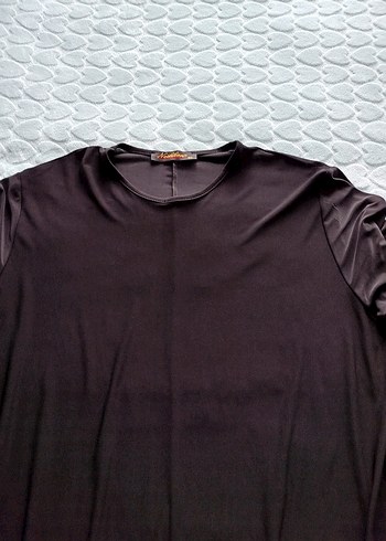 Siyah Yılan Desenli Uzun hirkali elbise takim - Görsel 6