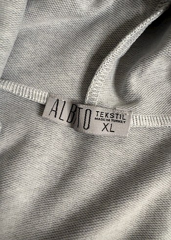 Gri Fermuarlı Kapüşonlu Kadın Sweatshirt - Görsel 2