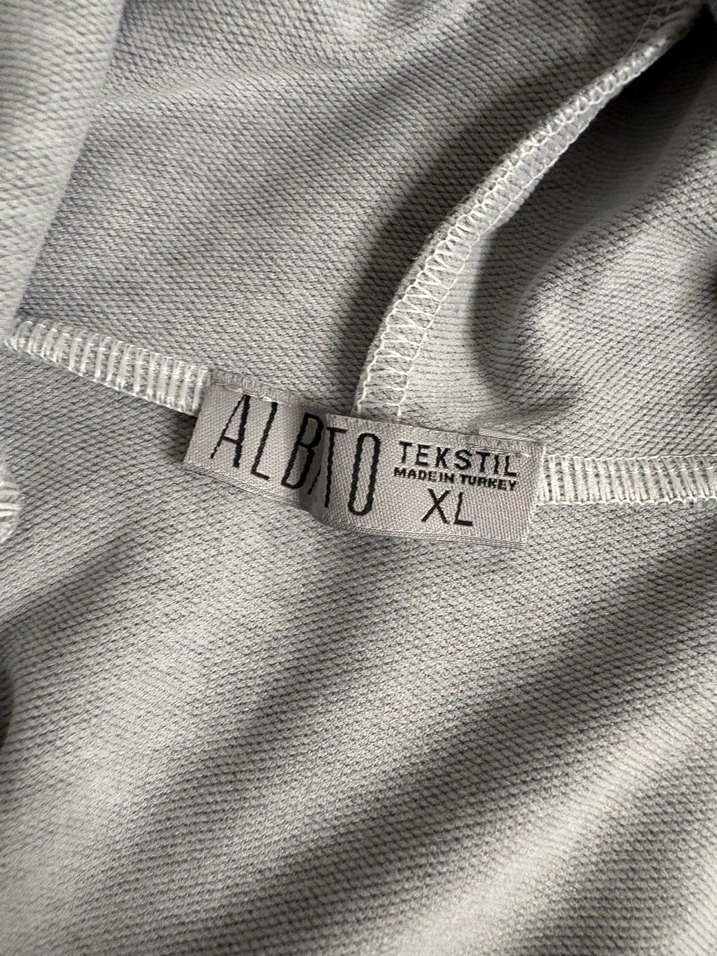 Gri Fermuarlı Kapüşonlu Kadın Sweatshirt - Görsel 2