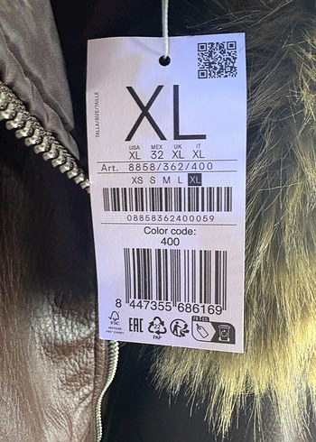 Kahverengi Deri Kadın Mont Kürklü Yaka - Görsel 4