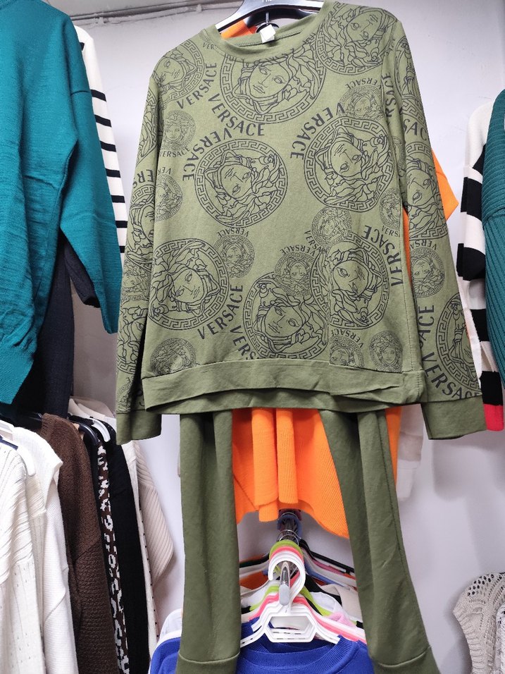 Haki Baskılı Pamuklu Tişörtü takım - Görsel 4