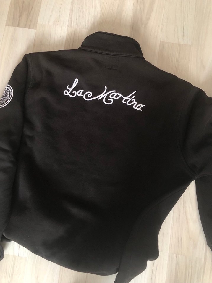 Porsche Polo Team Siyah Fermuarlı Polar - Görsel 3