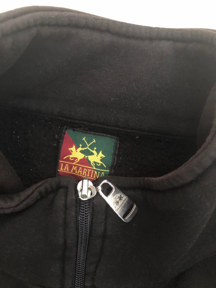 Porsche Polo Team Siyah Fermuarlı Polar - Görsel 5