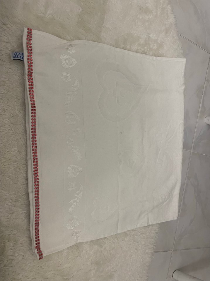 Boncuk İşlemeli Çeyizlik Havlu - Görsel 3