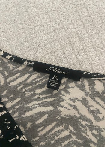 Zebra Desenli Midi Kadın Elbise - Görsel 6