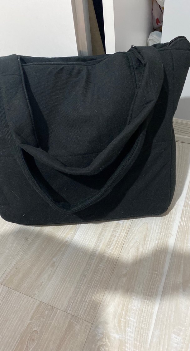 Fermuarlı Siyah Kadın El Çantası - Görsel 2