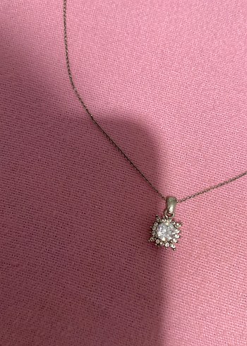 Çelik Zincir Detaylı Midi Kolye - Görsel 2