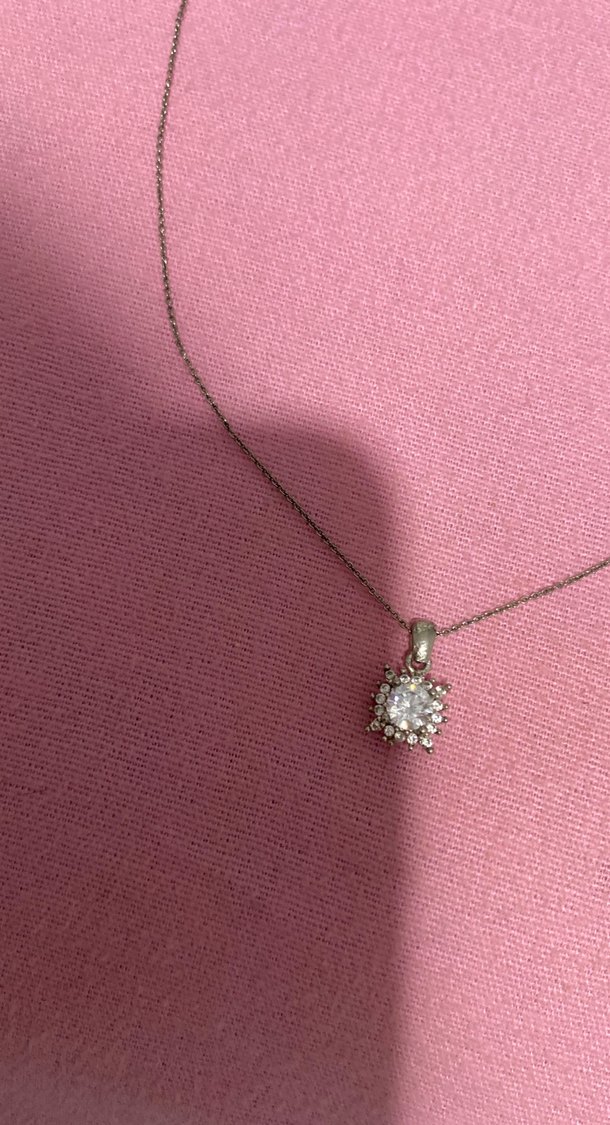 Çelik Zincir Detaylı Midi Kolye - Görsel 2