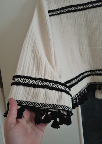 Zara Orjinal Etnik desen Ceket - Görsel 3