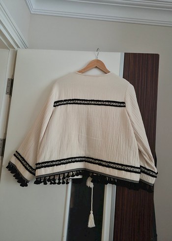 Zara Orjinal Etnik desen Ceket - Görsel 2