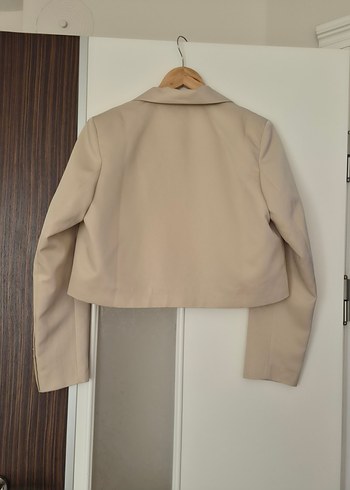 Aybike Stil Etiketli Crop Blazer Ceket - Görsel 3