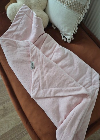Toz pembe Bebek battaniyesi - Görsel 3