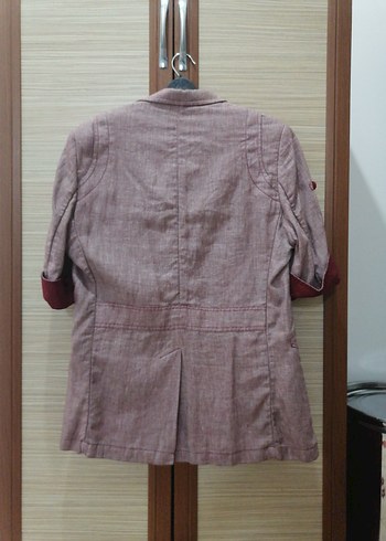 MCR Modacrise Bordo Düğmeli Midi Kol Erkek Ceket - Görsel 2