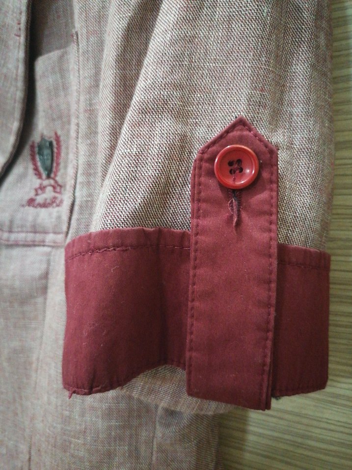 MCR Modacrise Bordo Düğmeli Midi Kol Erkek Ceket - Görsel 4