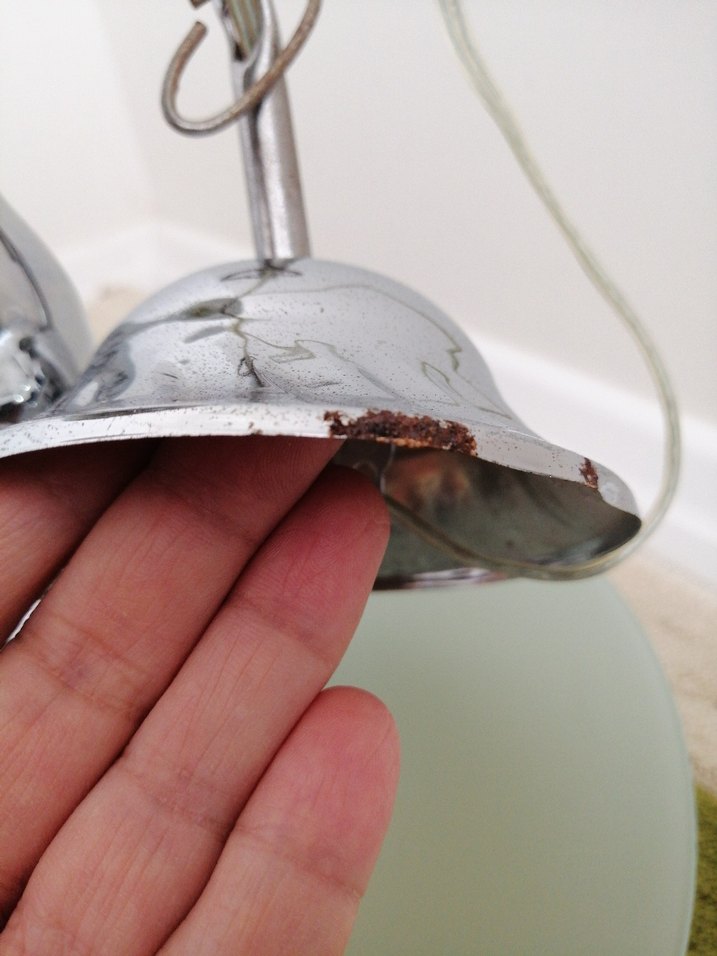 Beyaz Cam Sarkıt Lamba avize - Görsel 5